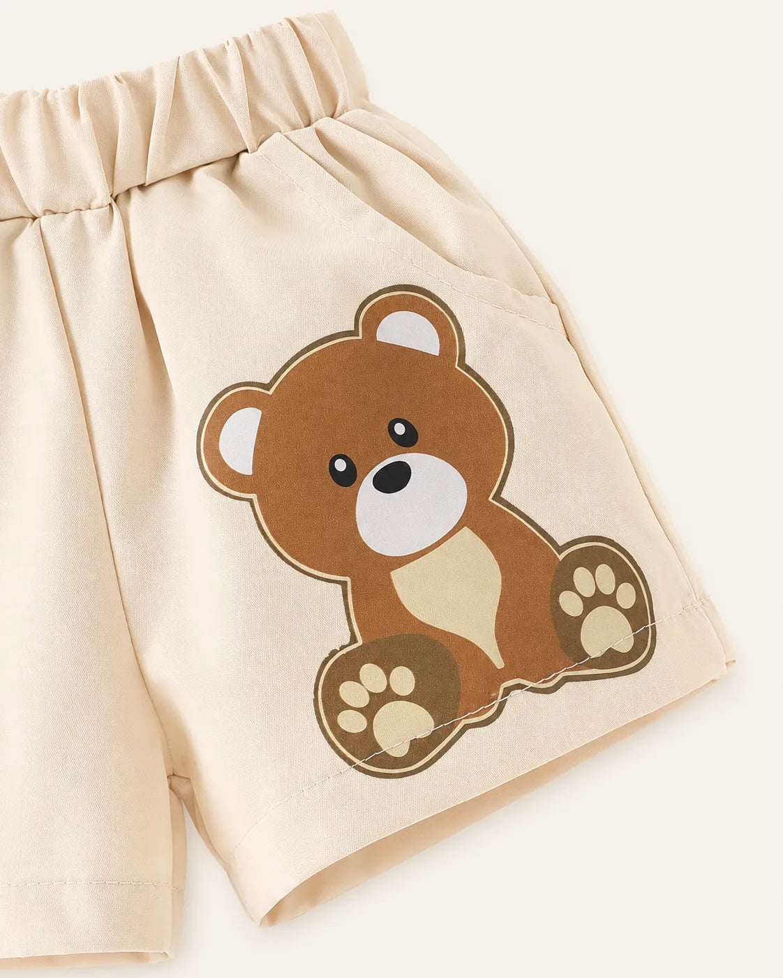Conjunto Bebê 2 Peças Ursinho Mint com Suspensório