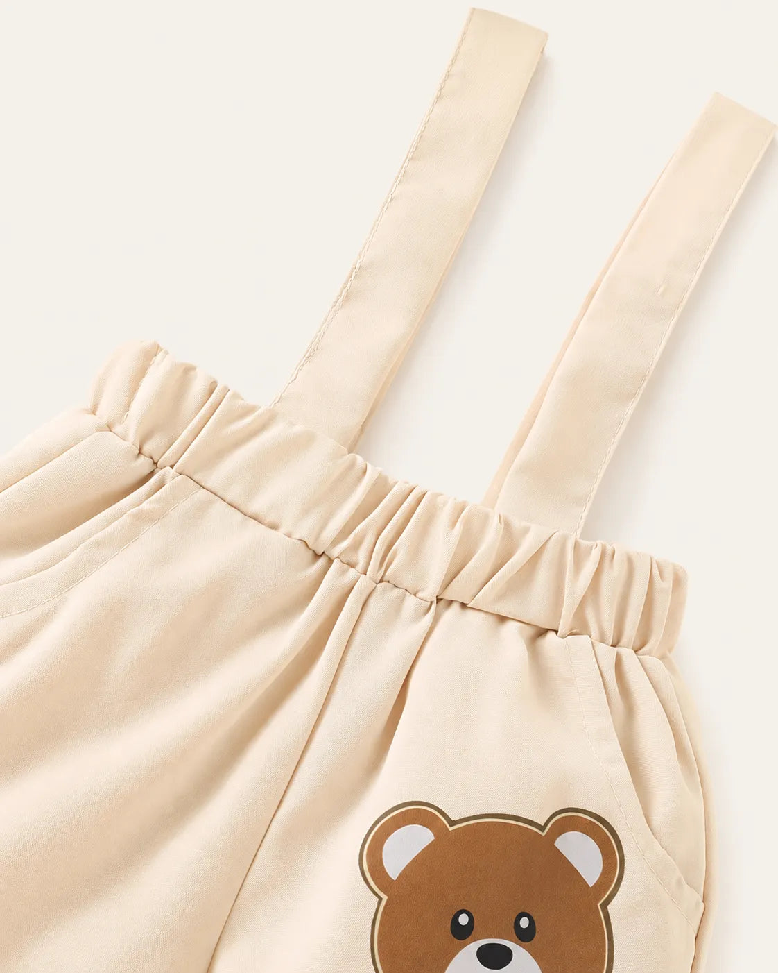 Conjunto Bebê 2 Peças Ursinho Mint com Suspensório