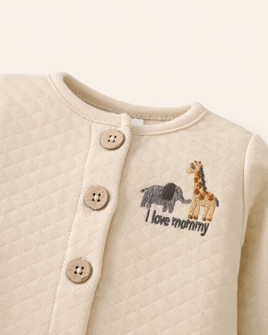 Conjunto Bebê Safari Neutro 4 Peças