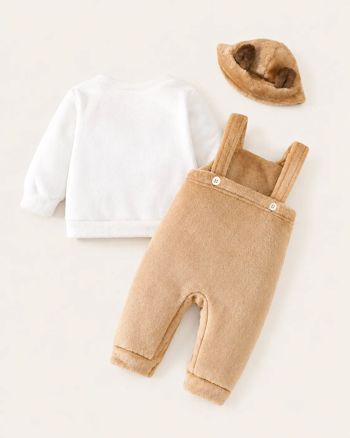 Conjunto Bebê Ursinho Pelúcia 3 Peças