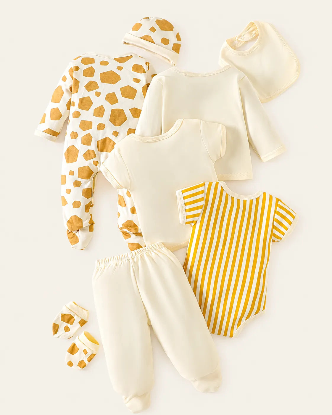 Conjunto Bebê Girafinha Safari 8 Peças