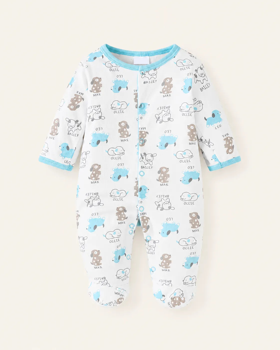 Conjunto Bebê Azul Doguinho 8 Peças