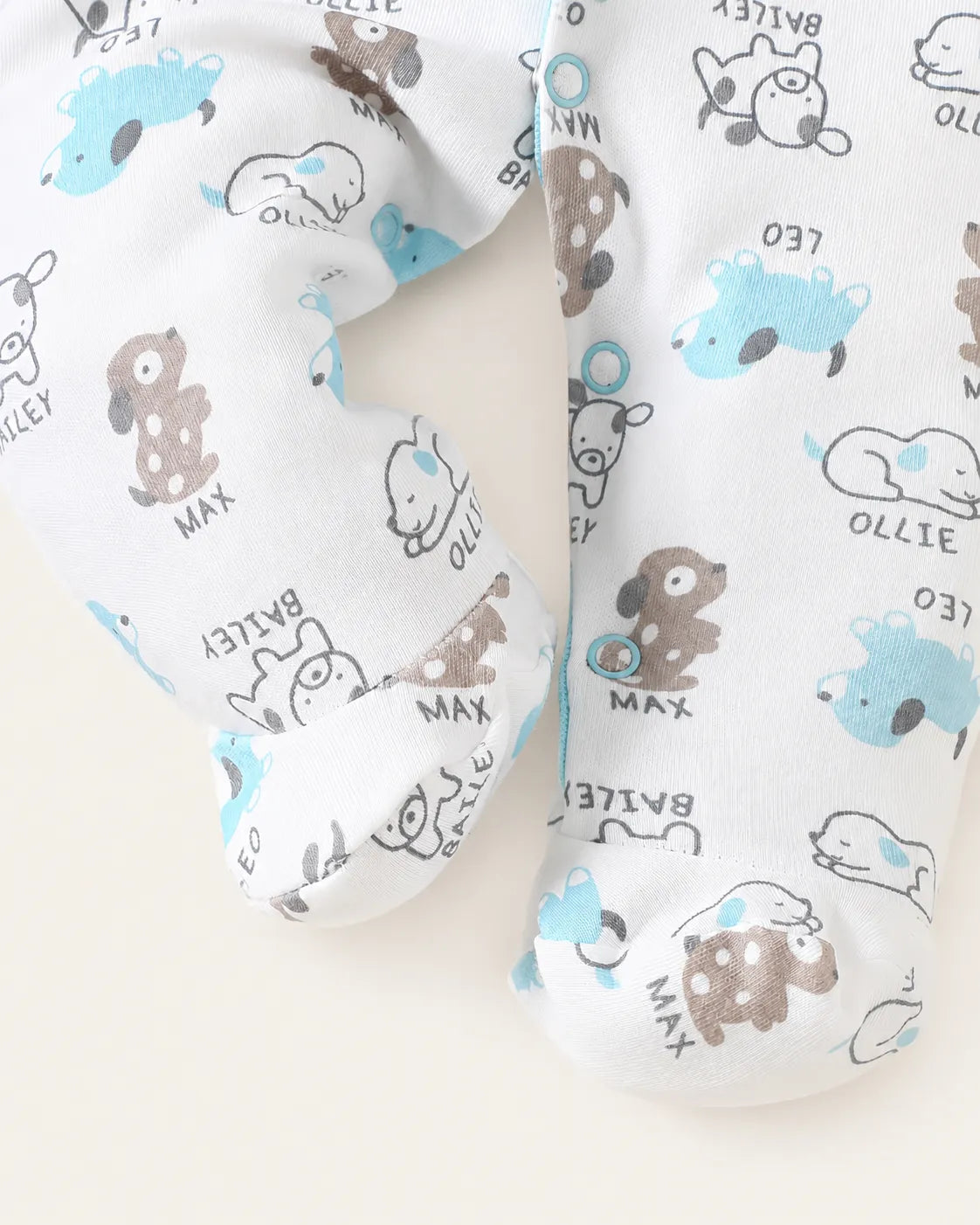 Conjunto Bebê Azul Doguinho 8 Peças