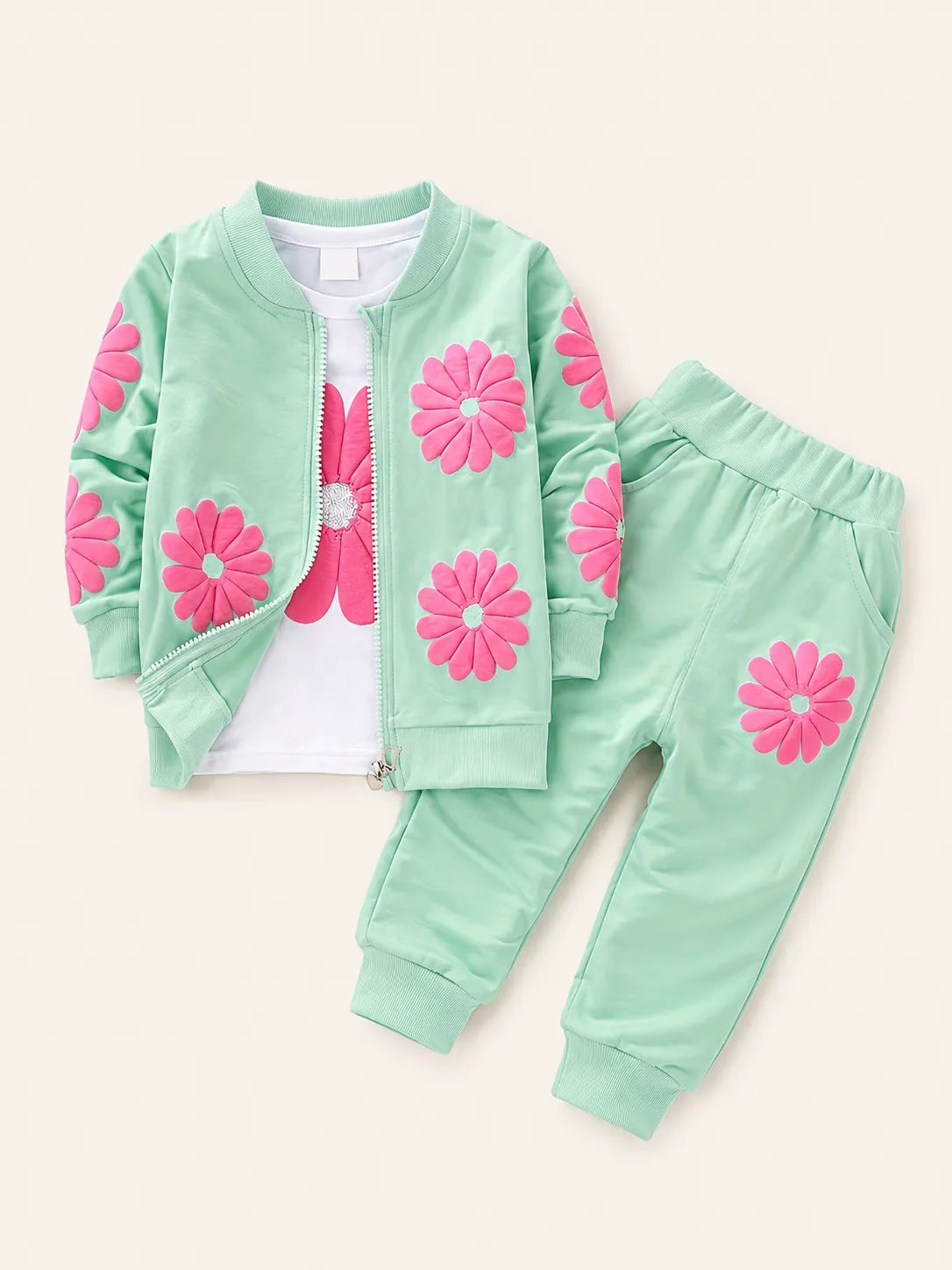 Conjunto Infantil Margaridinha 3 Peças
