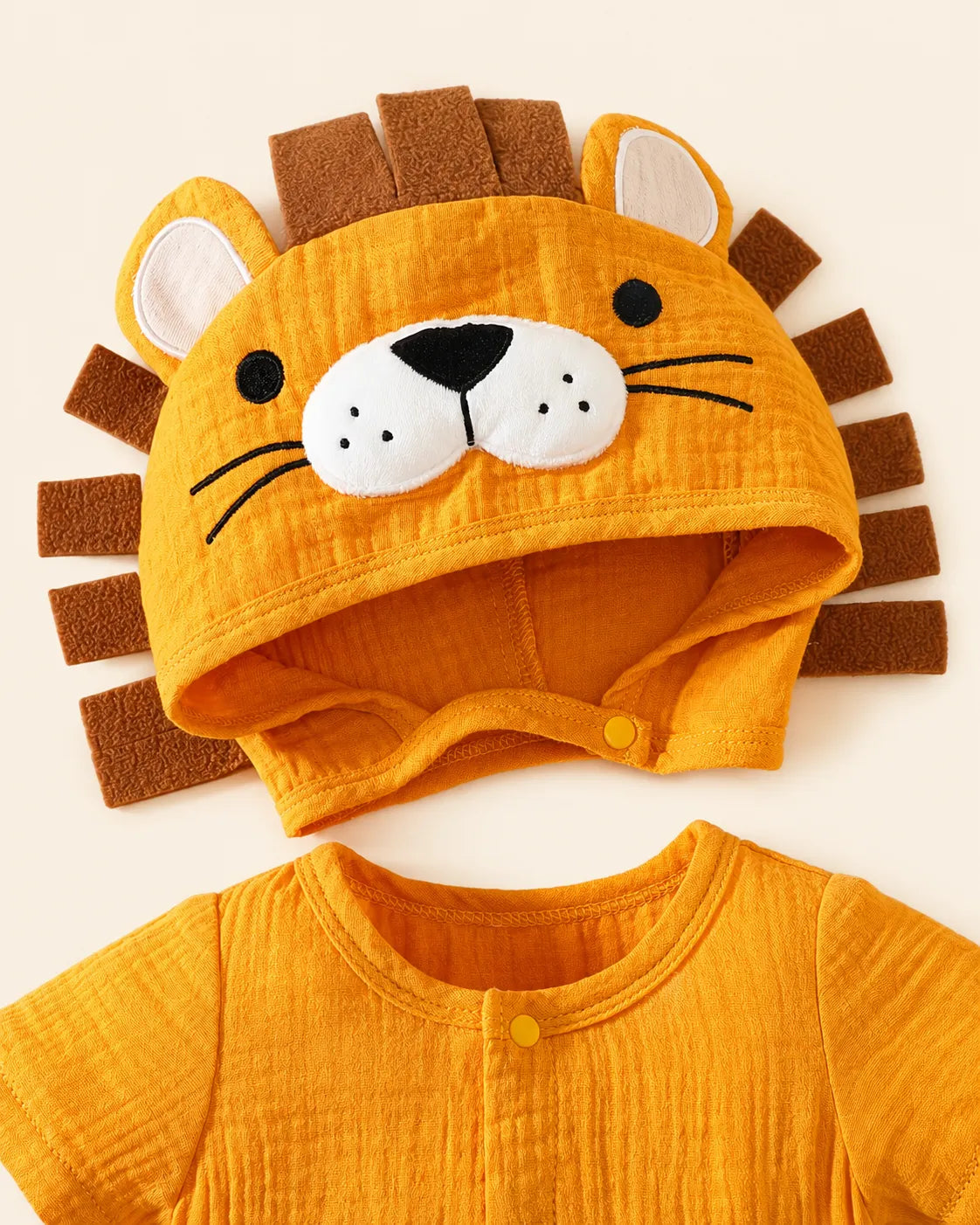 Macacão Leãozinho Infantil Safari