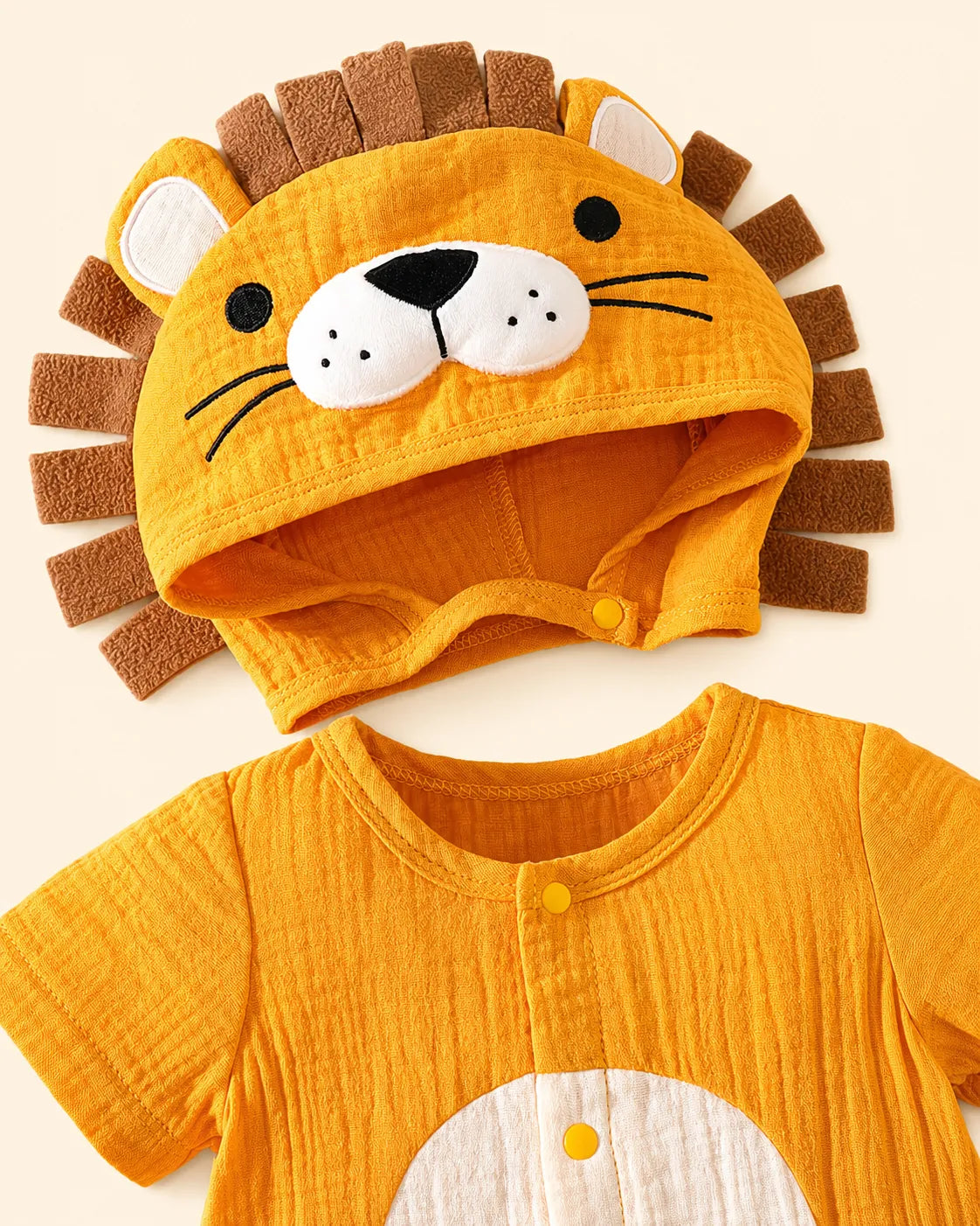Macacão Leãozinho Infantil Safari