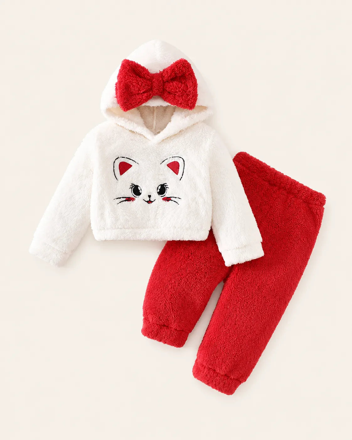 Conjunto Gatinha Pelúcia 2 Peças