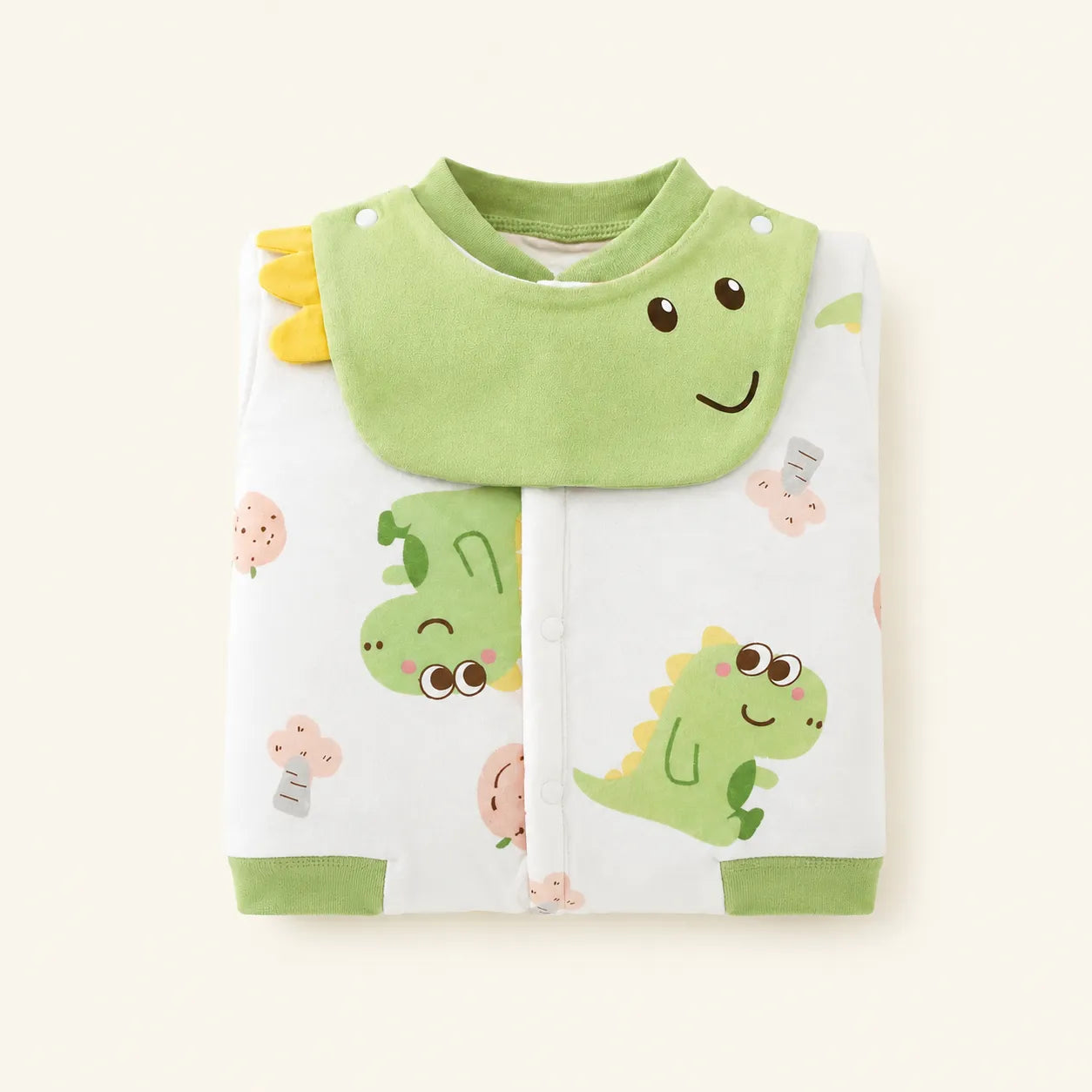 Macacão Bebê Dino Feliz