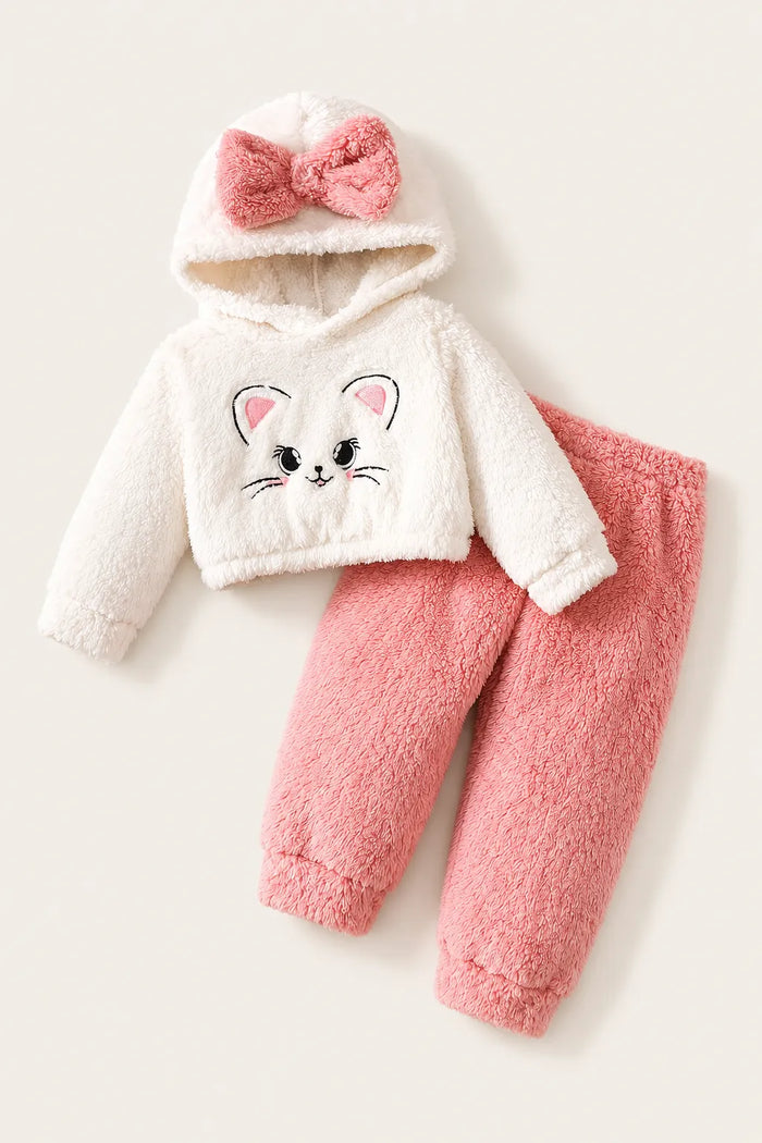 Conjunto Gatinha Pelúcia 2 Peças