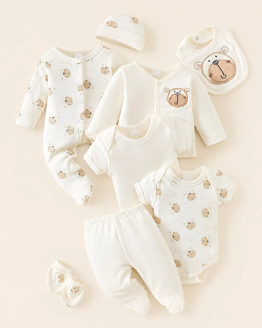 Conjunto Bebê Ursinho Encantado 8 Peças