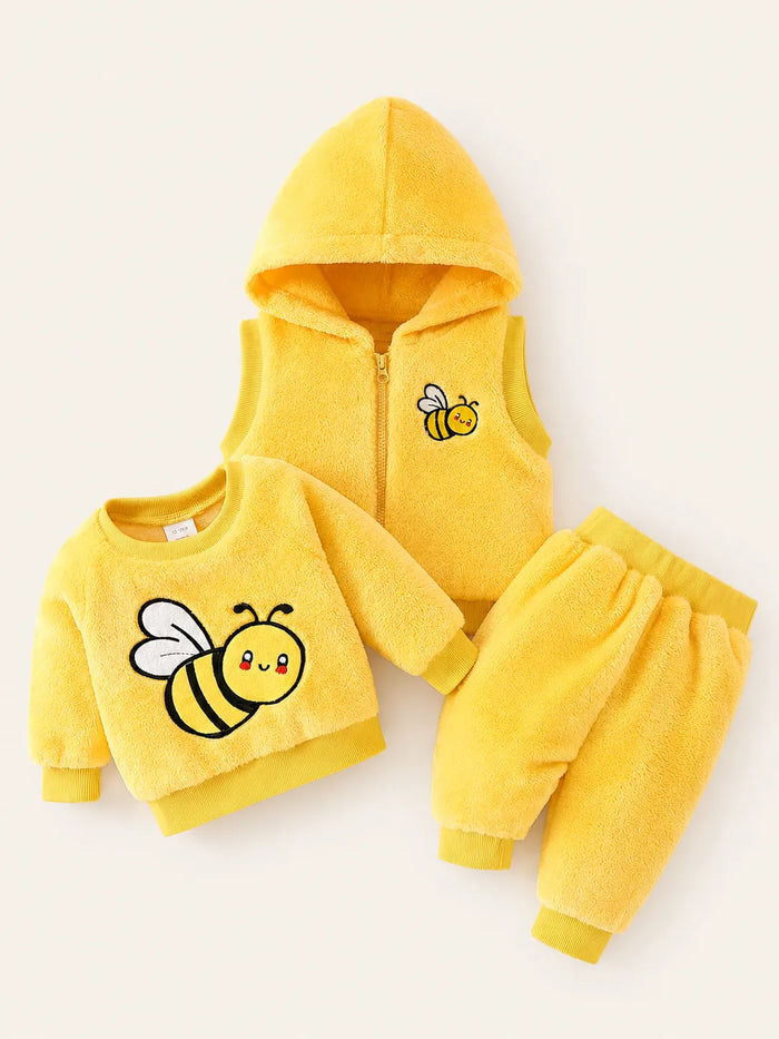 Conjunto Infantil Abelhinha 3 Peças