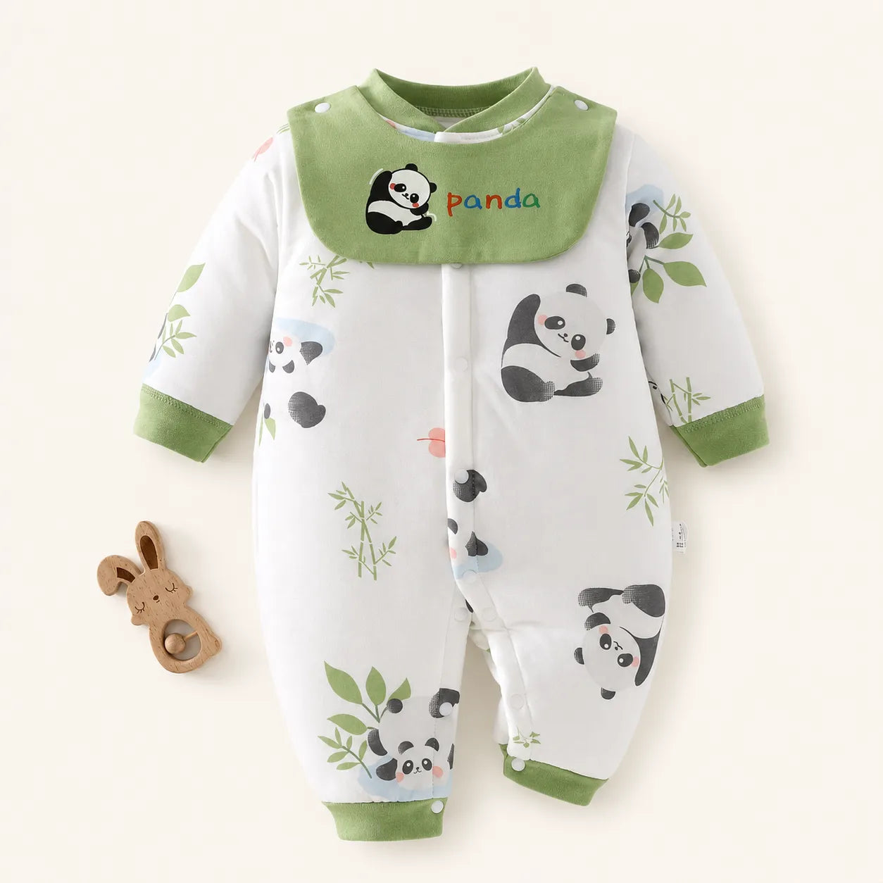 Macacão Bebê Panda Bambu