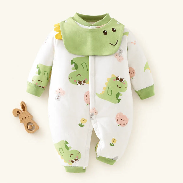 Macacão Bebê Dino Feliz
